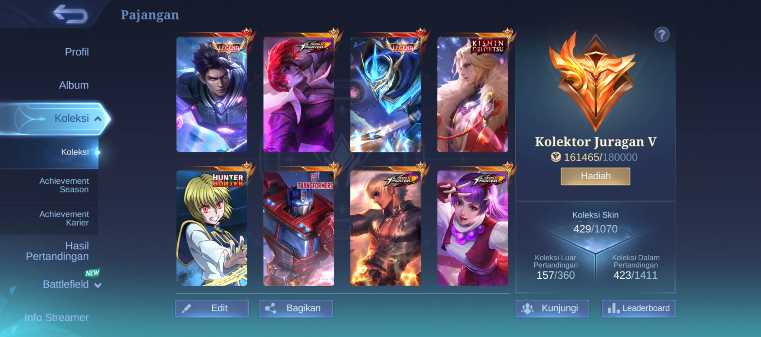 Mlbb account