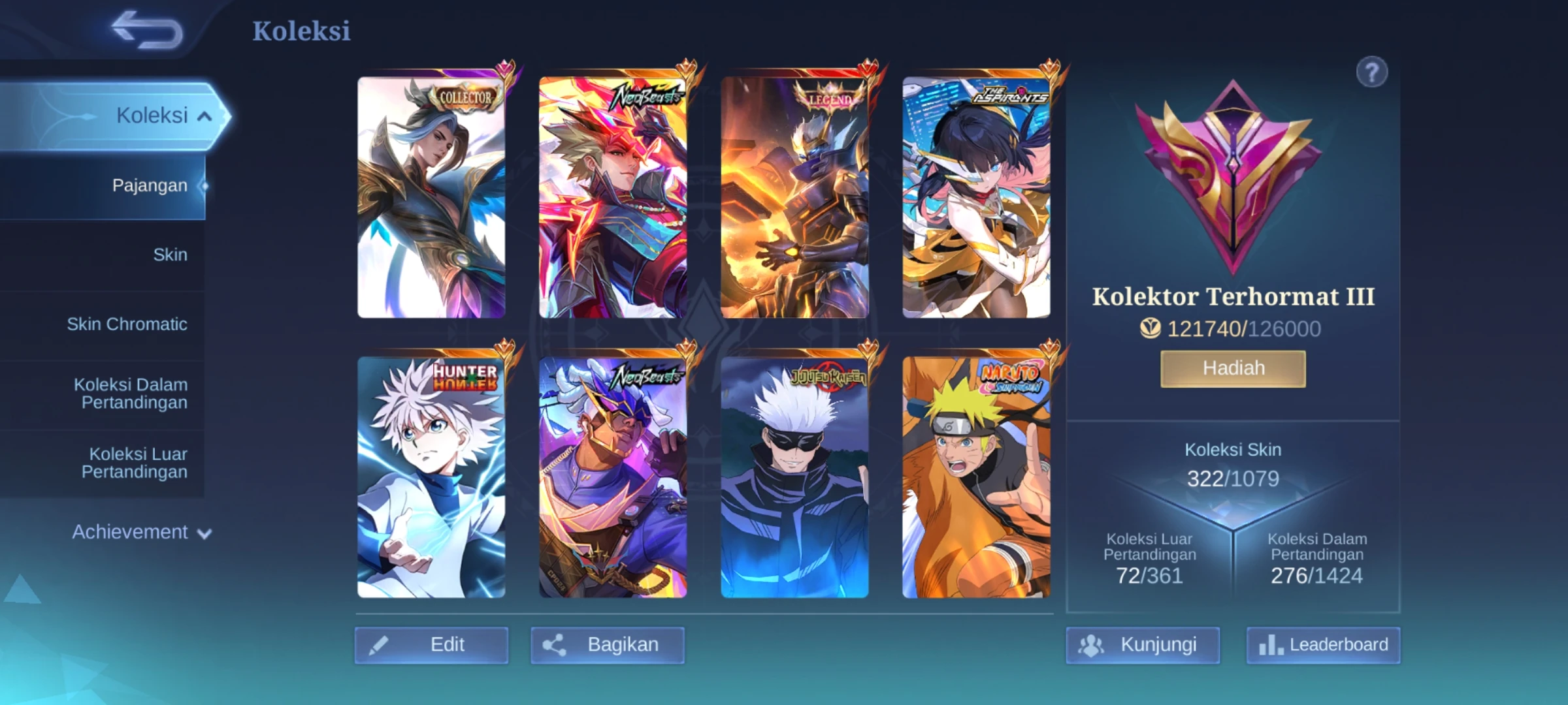 Mobile Legend account